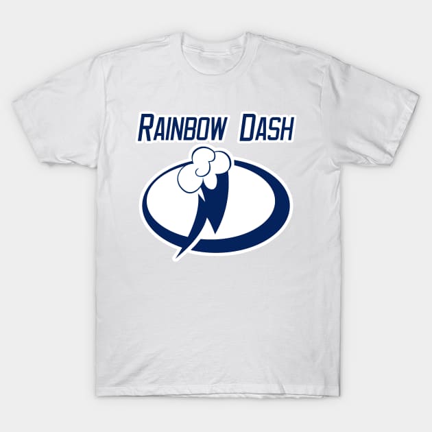 Rainbow Dash (Lightning) T-Shirt by euryoky